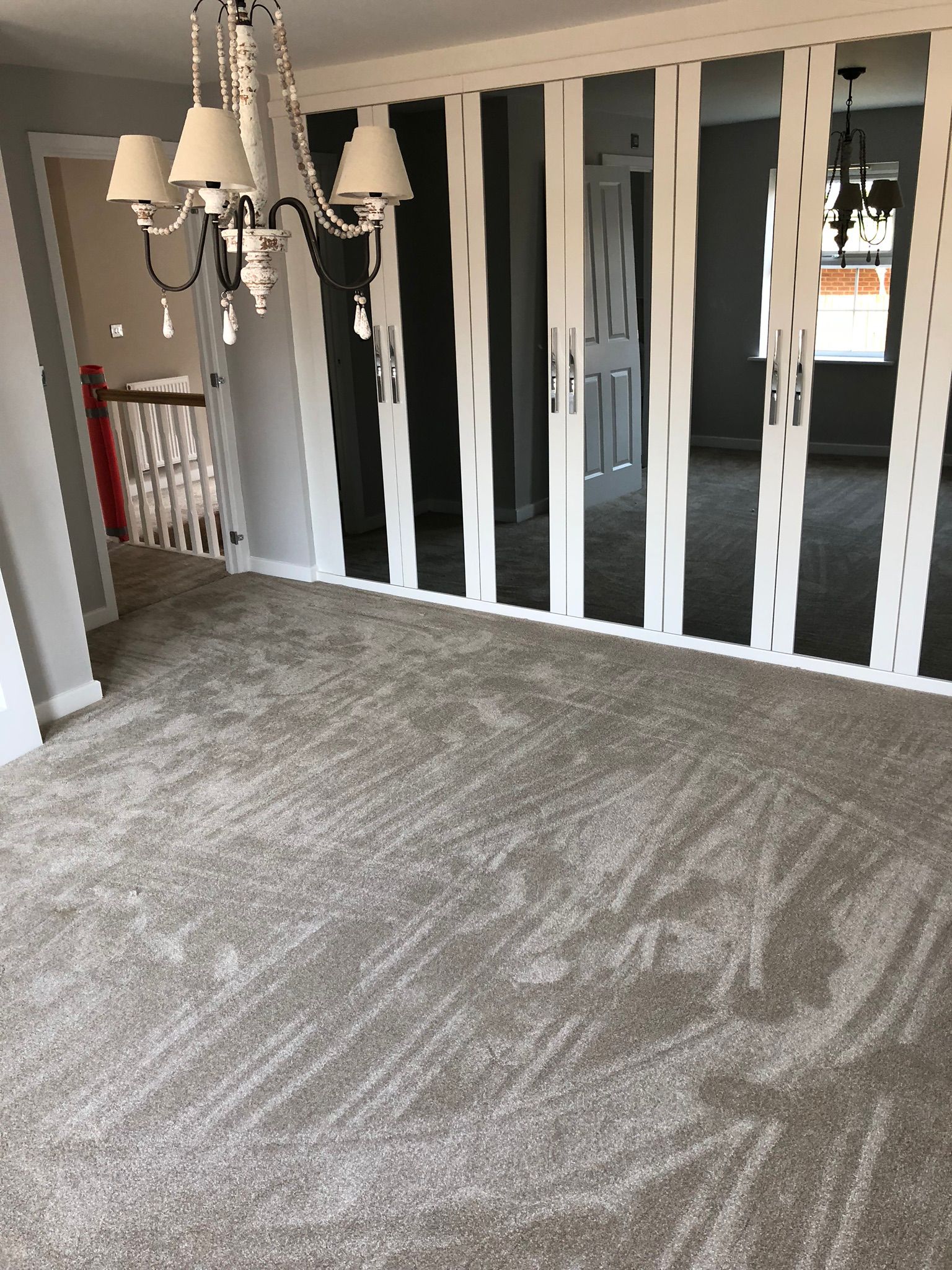 Bedroom carpet fitted in South Yorkshire home