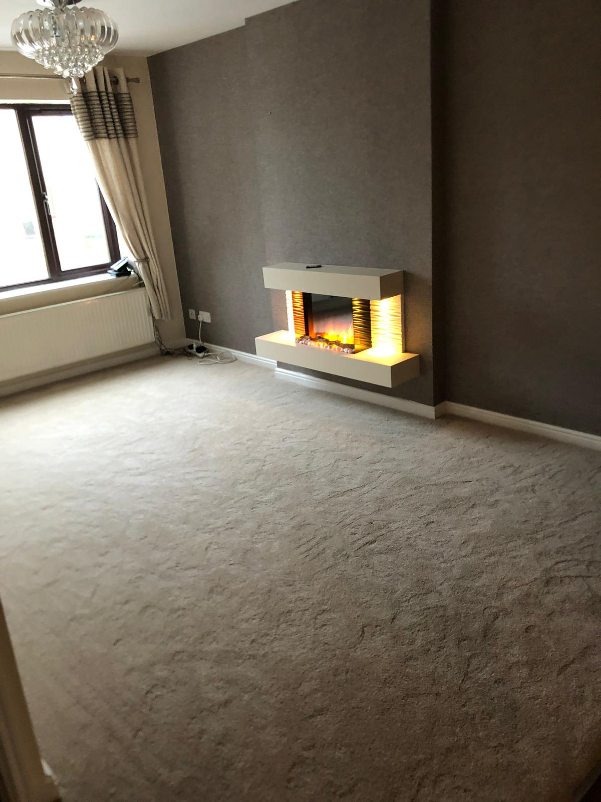 Lounge carpet fitted in Doncaster home