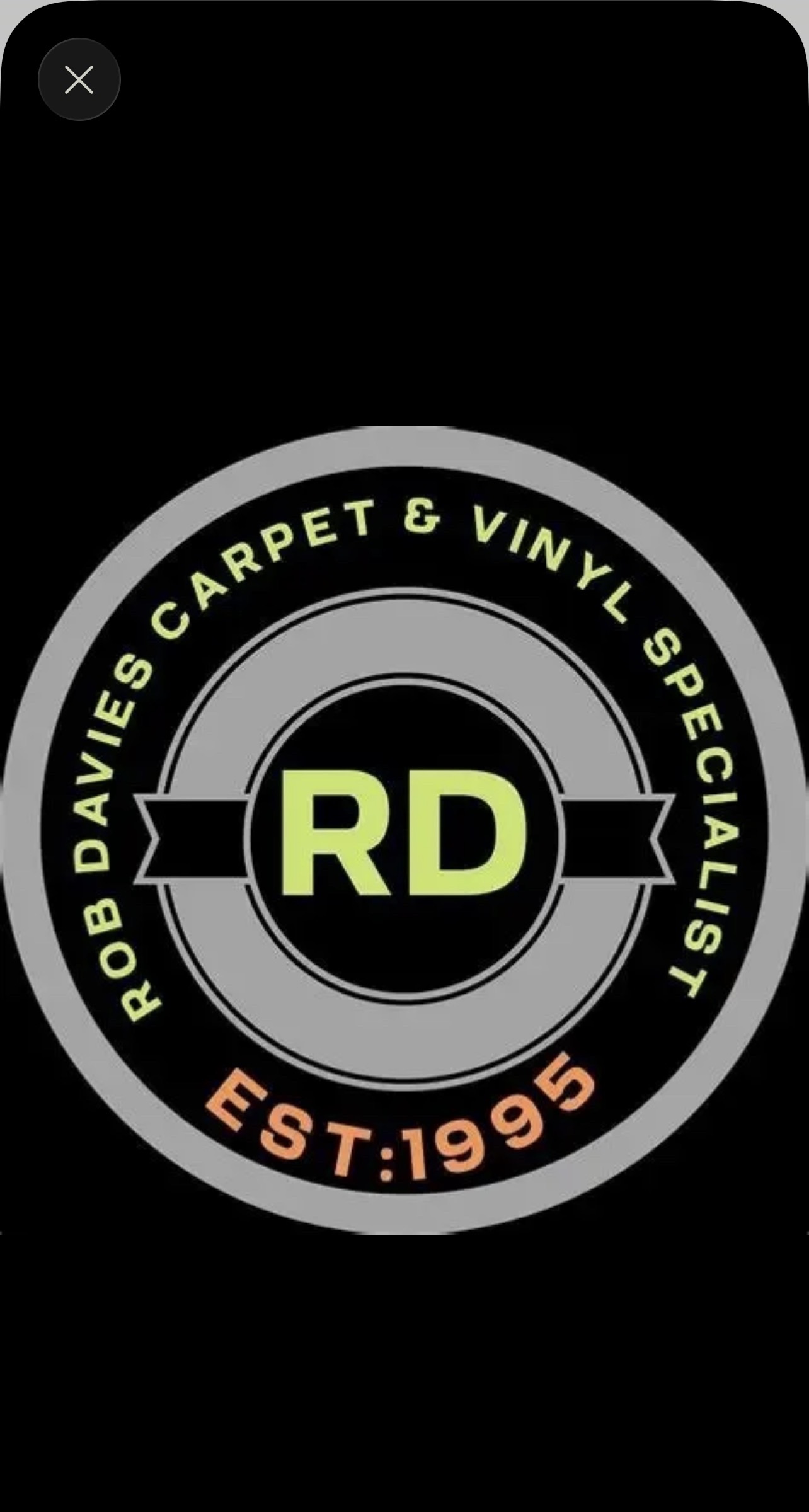 Rob Davies Carpets and Vinyl Specialist logo